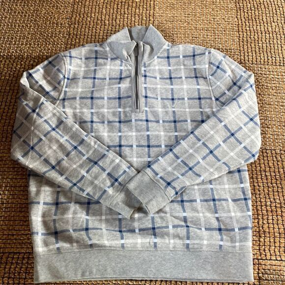 Nautica Gray 1/4 Zip Sweatshirt Size Large - Picture 3 of 7